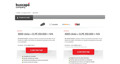 Desktop Screenshot of negocios.buscapecompany.cl